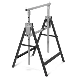 Tréteau métallique télescopique 68x58x130cm- Pliable - Brick