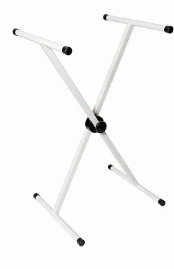 Tréteau pliant multifonction en acier époxy CQFD Campus blanc H. 38 à 95 cm