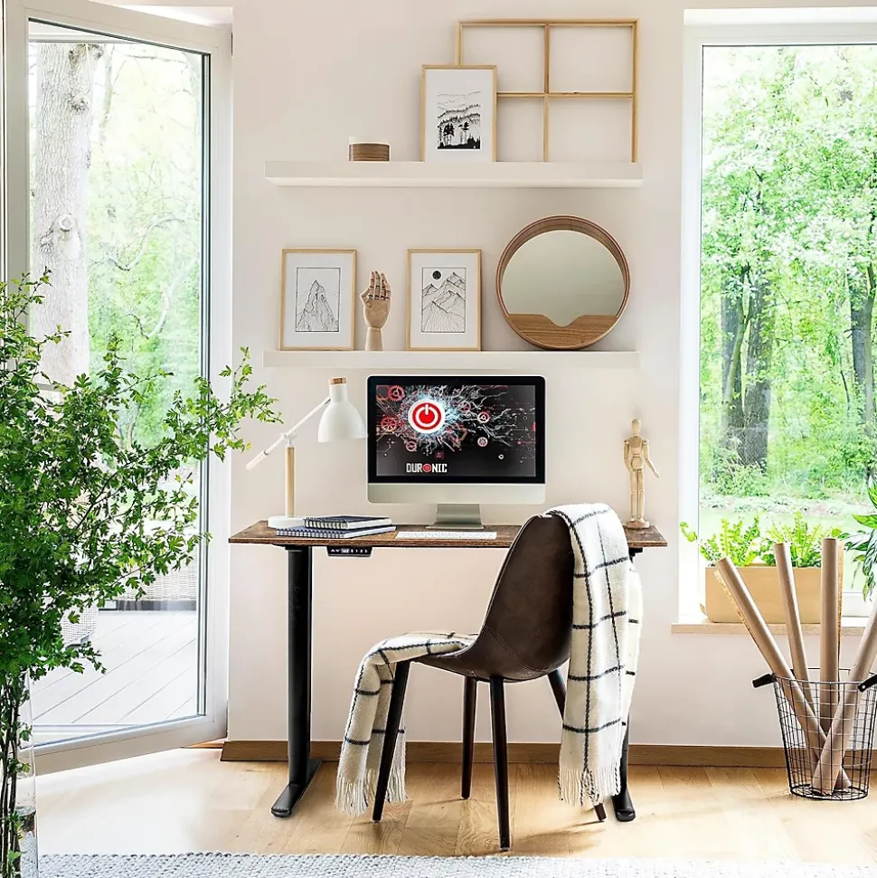 TT140 AO Plateau pour Bureau Assis Debout de 140 x 60 x 2 cm Compatible avec la plupart des Structures assis debout Duronic