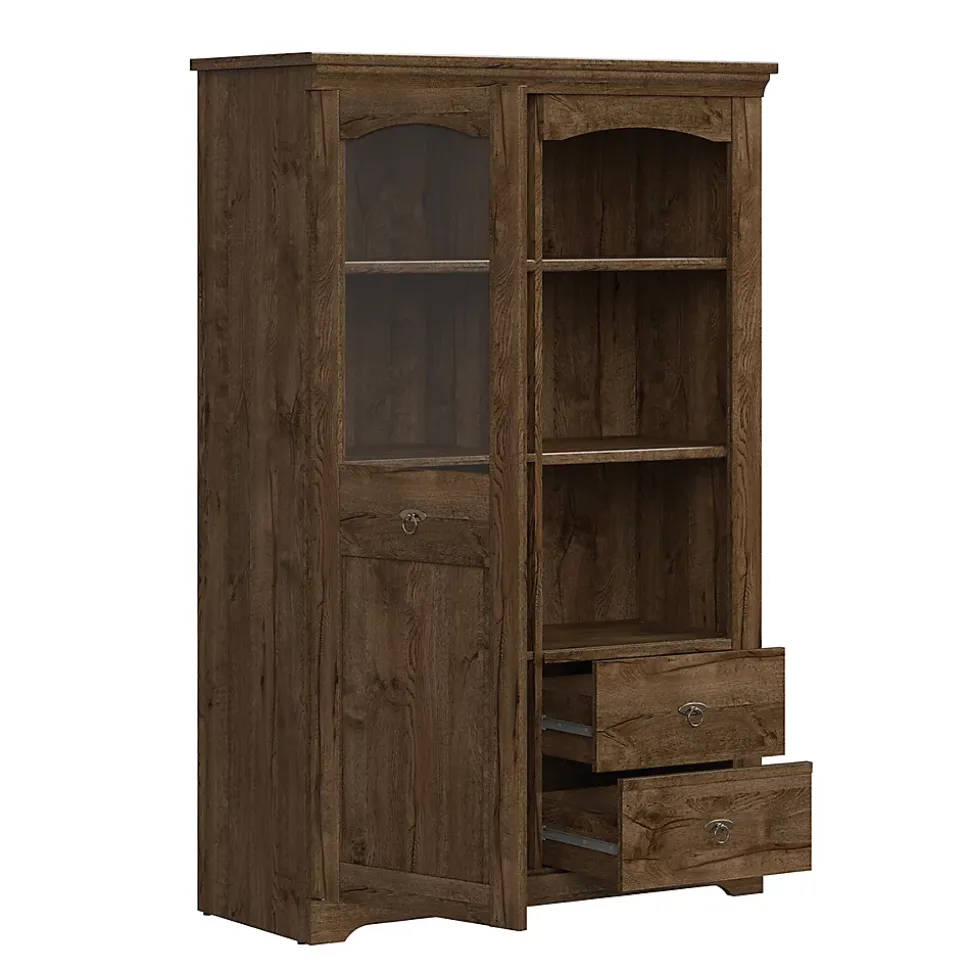Vaisselier 1 porte 2 tiroirs Noe Bois