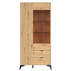 Vaisselier 2 portes 2 tiroirs Mao Bois