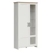 Vaisselier 2 portes Aksel Blanc et Bois