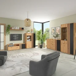 Vaisselier bas 2 portes Ezra Bois