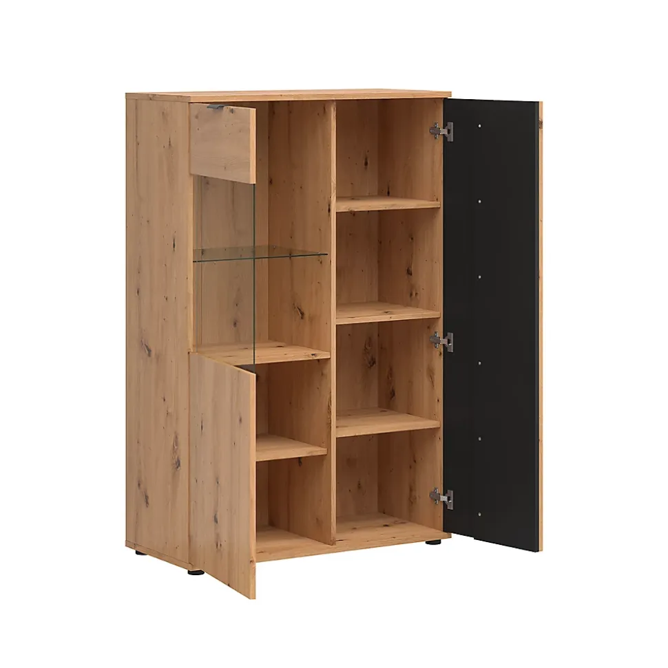 Vaisselier bas 2 portes Ezra Bois