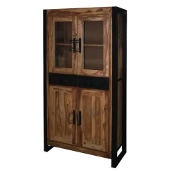 Vaisselier en bois d'acacia Havana