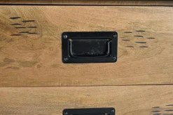 Vaisselier en bois manguier et métal