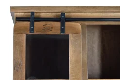 Vaisselier en bois manguier et métal