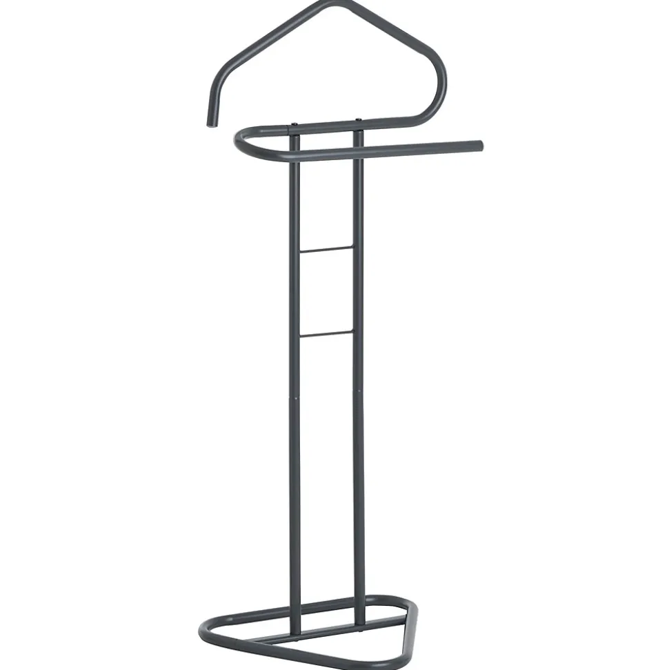 Valet CAMILO, en métal laqué gris