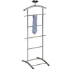 Valet de chambre ATRIX chevalet de nuit portant pour vêtements, structure en métal chromé