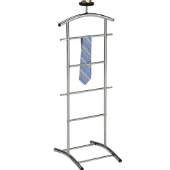 Valet de chambre ATRIX chevalet de nuit portant pour vêtements, structure en métal chromé