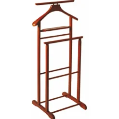 Valet de Chambre en Bois "Veoh" 102cm Cerisier