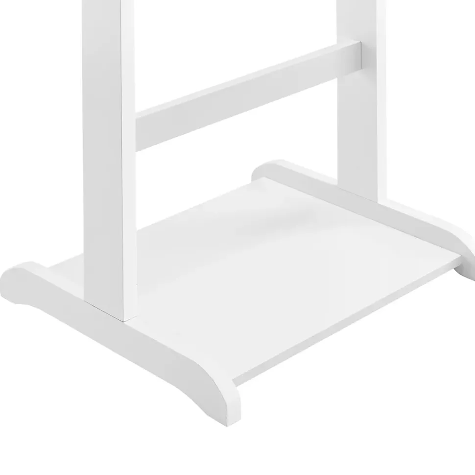 Valet de chambre Lulboll avec boîte ouvrable bois de pin blanc en.casa