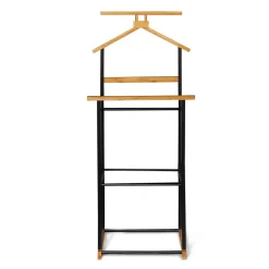 Valet de chambre TOM effet bois et métal