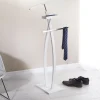 Valet ROBIN, en bois laqué blanc