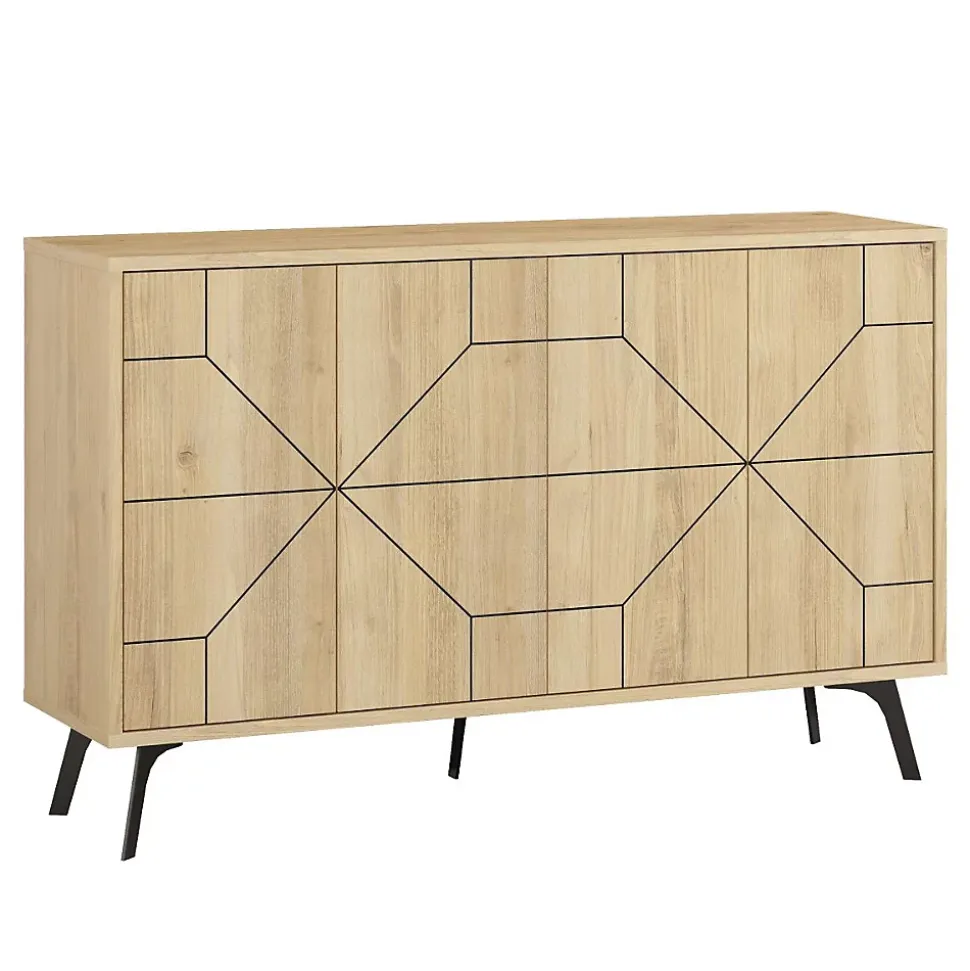 Venprodin Console Dune 123 cm Chêne
