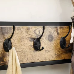 Vestiaire De Rangement - Brun Rustique, Robust - Mettre dans vestiaires