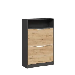 Vicco Anthracite/chêne doré 22x89.5cm avec 2 compartiments