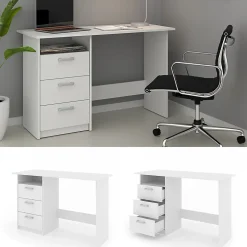Vicco Bureau Blanc 120x50 cm
