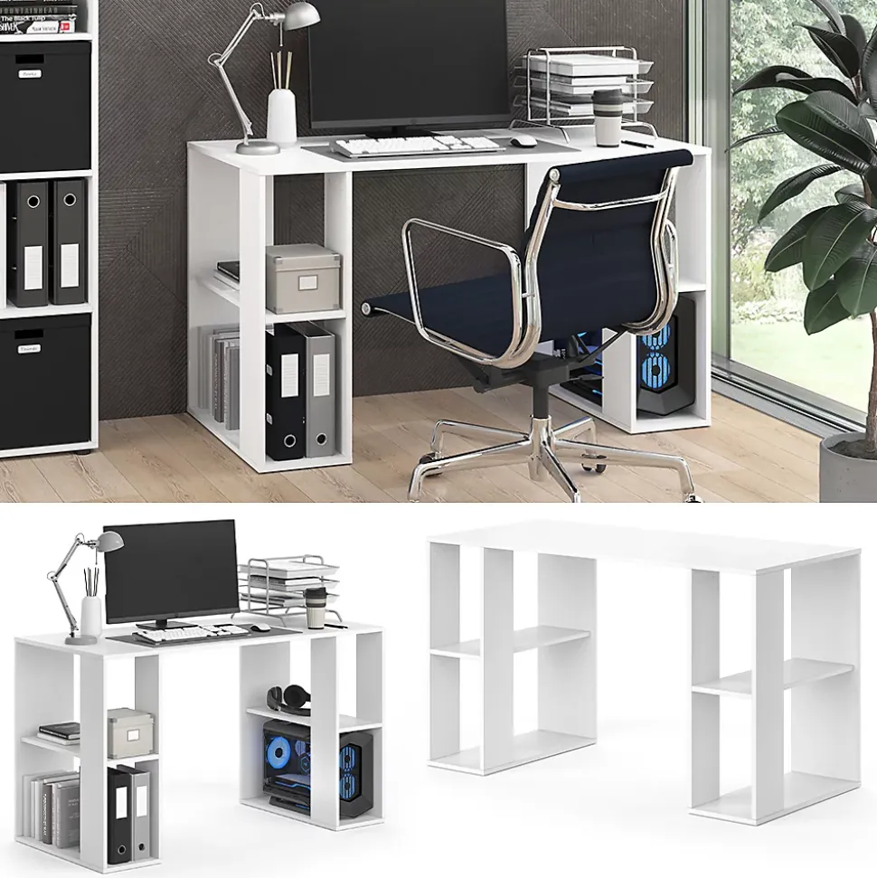 Vicco Bureau Blanc 130x60 cm