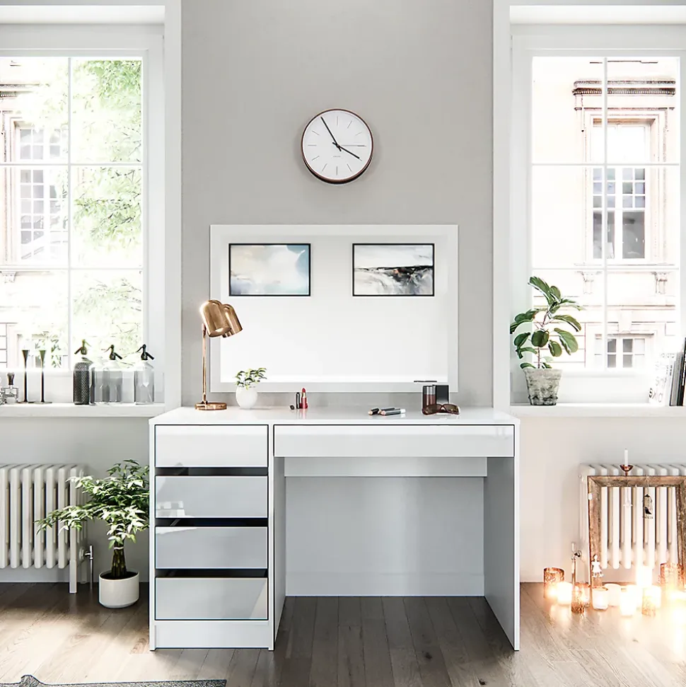 Vicco Coiffeuse Blanc 120cm
