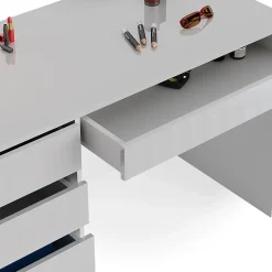 Vicco Coiffeuse Blanc 120cm
