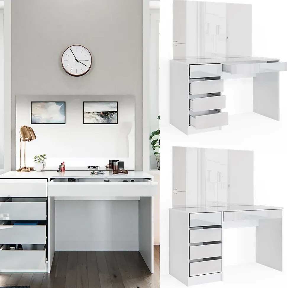 Vicco Coiffeuse Blanc 55 cm