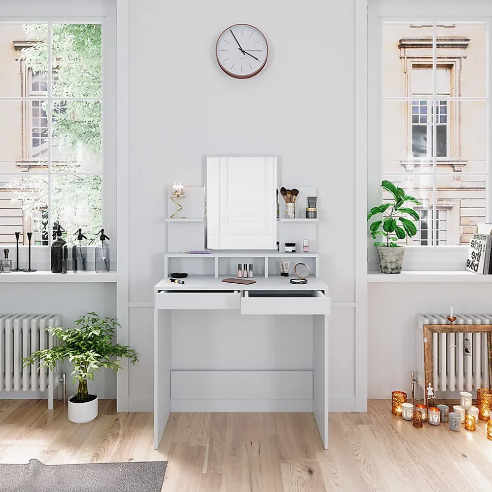 Vicco Coiffeuse Blanc 80 cm