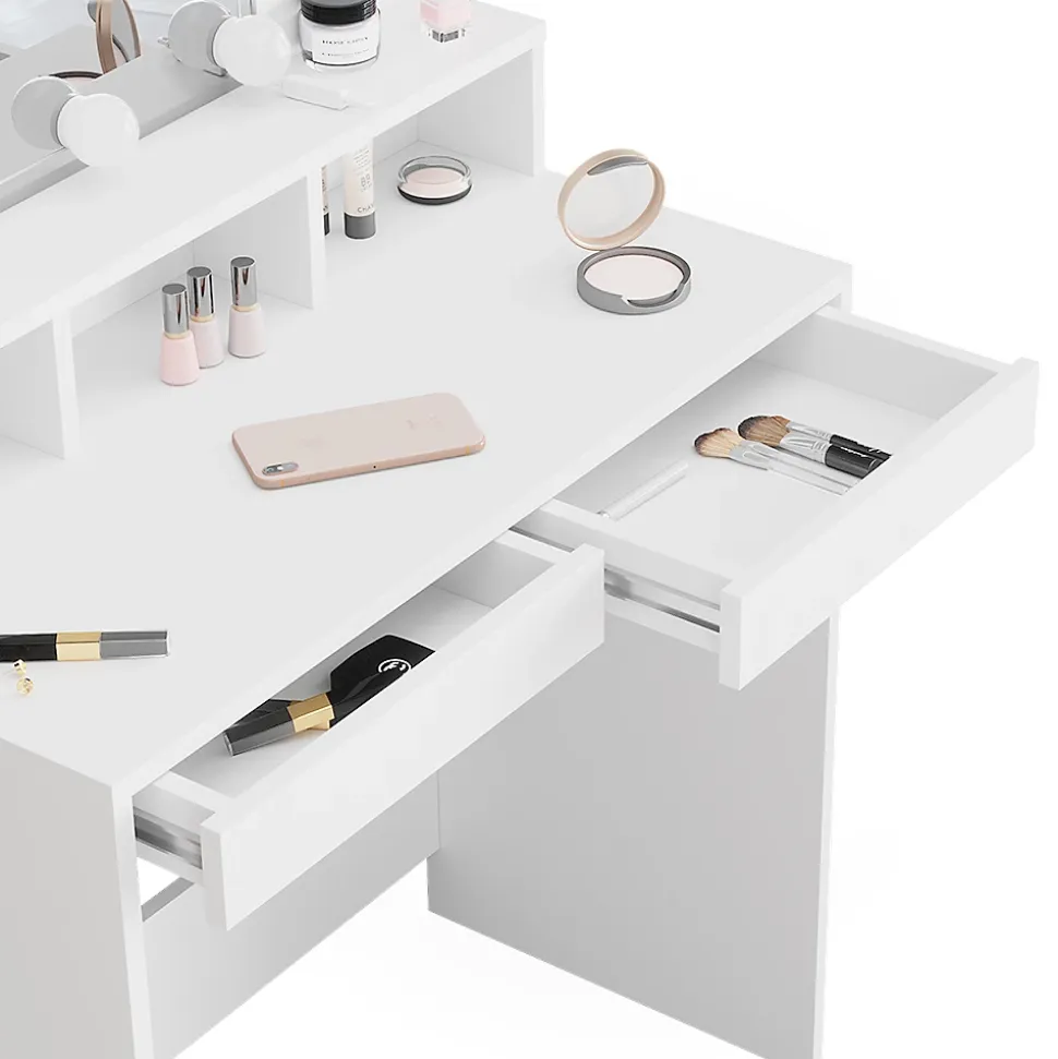 Vicco Coiffeuse Blanc 80 cm