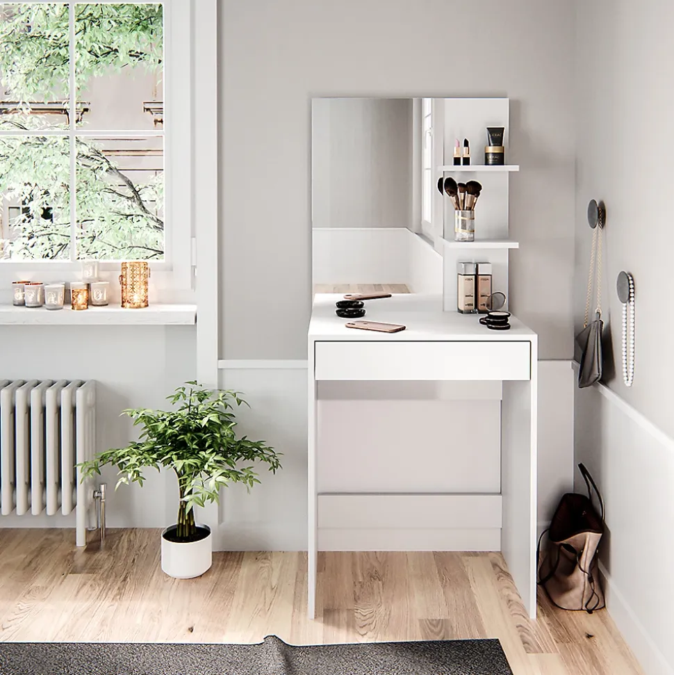 Vicco Coiffeuse Blanc 60 cm