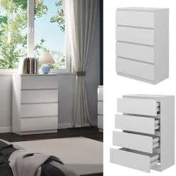 Vicco Commode Blanc 39 x 102 cm