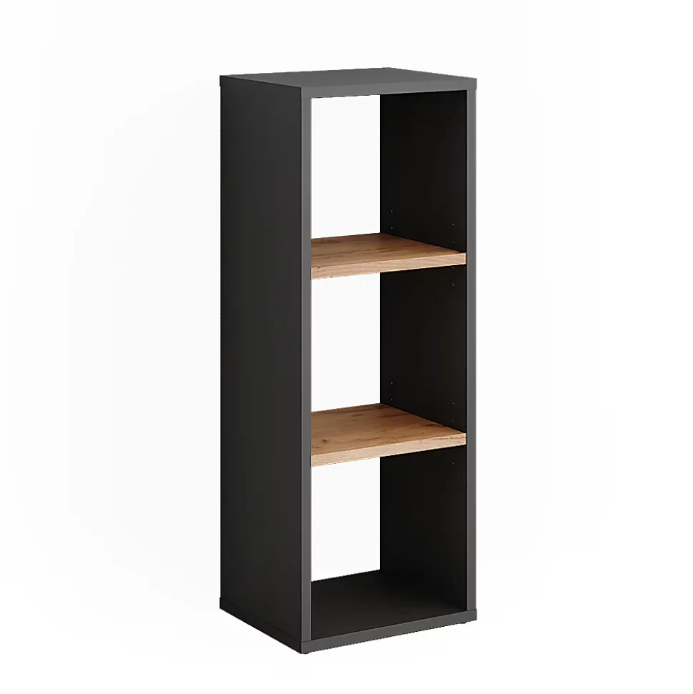 Vicco Armoire à chaussures Anthracite/chêne doré 30x80.1cm