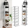 Vicco Armoire à chaussures Blanc 26.7x110cm