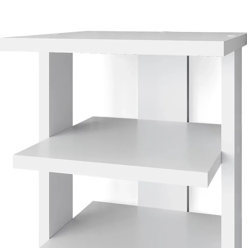 Vicco Armoire à chaussures Blanc 26.7x110cm
