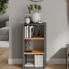 Vicco Armoire à chaussures Anthracite/chêne doré 40x80.1cm