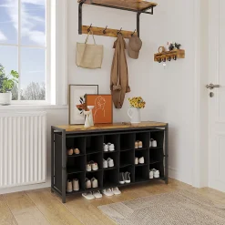 Vicco Armoire à chaussures Chêne rustique 100x54.5cm