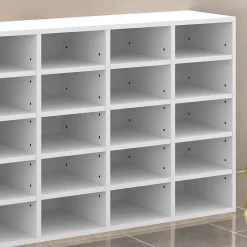 Vicco Armoire à chaussures Blanc 104x65.5cm