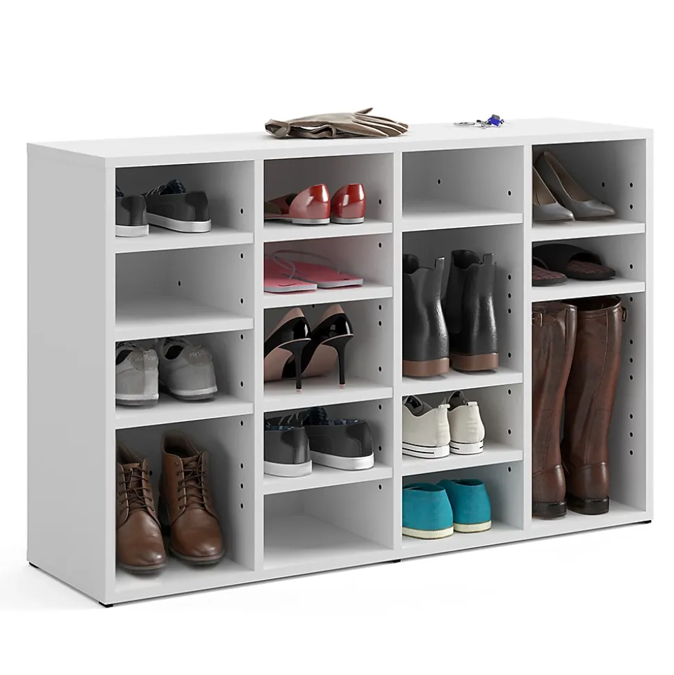 Vicco Armoire à chaussures Blanc 104x65.5cm