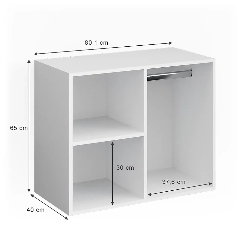 Vicco Armoire dappoint Blanc 80.1x65cm
