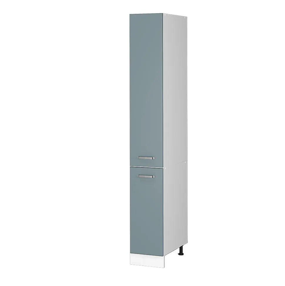 Vicco Armoire haute universelle Bleu-gris 30cm avec portes