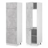 Vicco Armoire haute universelle Béton 60cm avec portes