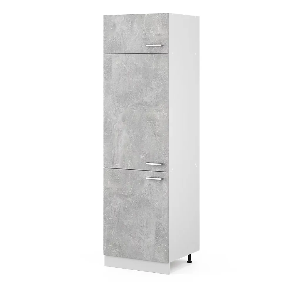 Vicco Armoire haute universelle Béton 60cm avec portes