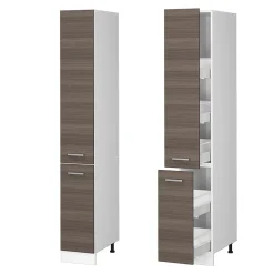 Vicco Armoire haute universelle Gris 30cm avec portes