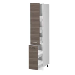 Vicco Armoire haute universelle Gris 30cm avec portes