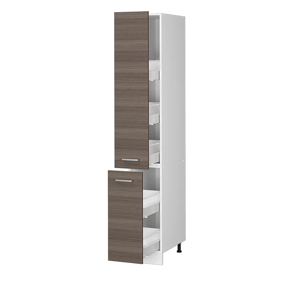 Vicco Armoire haute universelle Gris 30cm avec portes