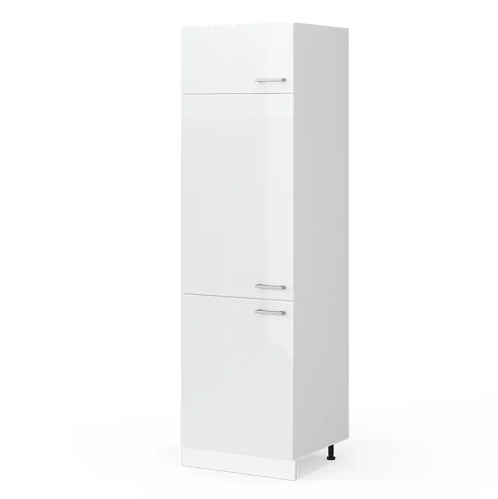 Vicco Armoire haute universelle Blanc Haute brillance 60cm avec portes