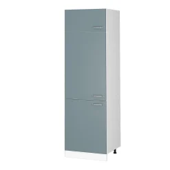 Vicco Armoire haute universelle Bleu-gris 60cm avec portes