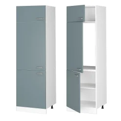 Vicco Armoire haute universelle Bleu-gris 60cm avec portes