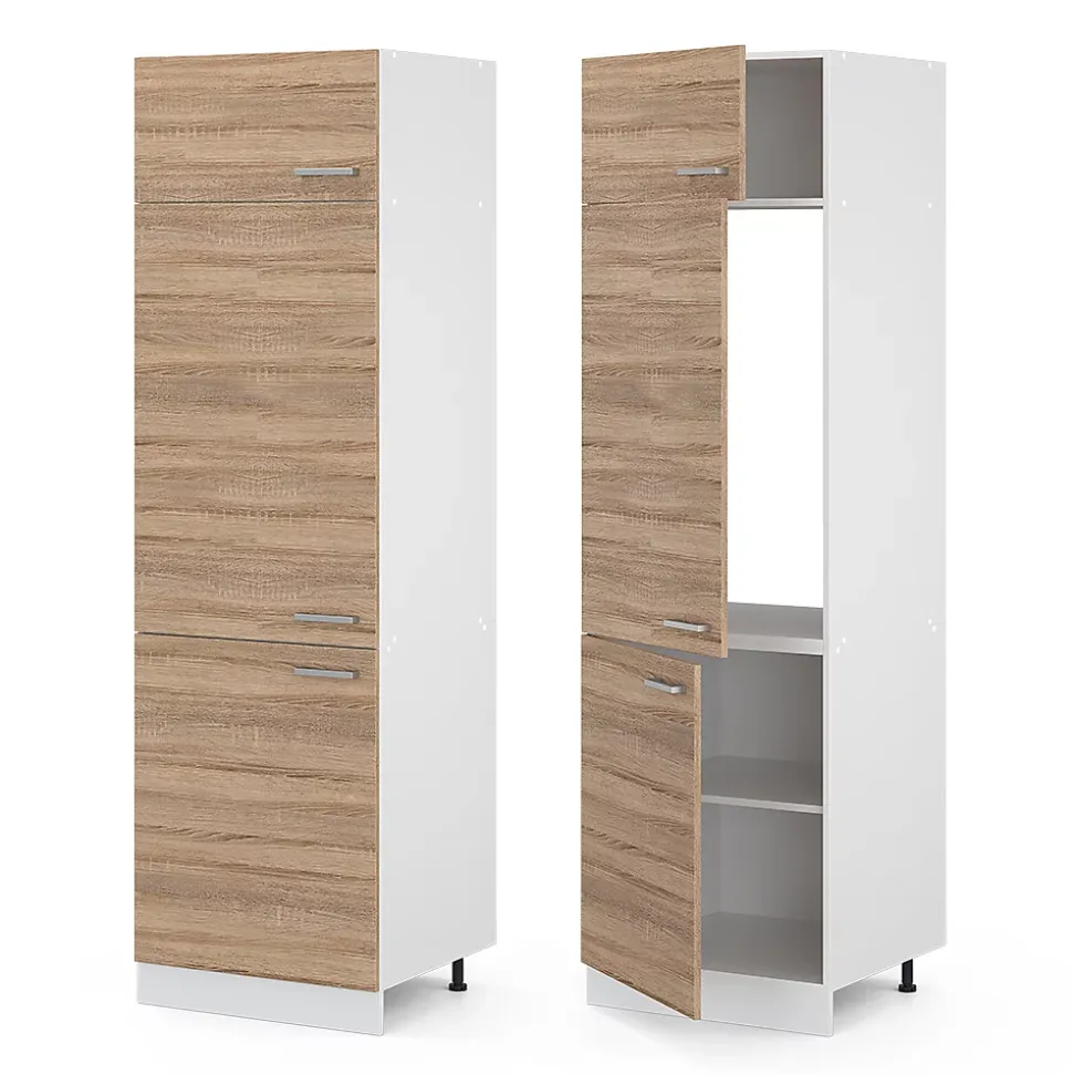 Vicco Armoire haute universelle Sonoma 60cm avec portes