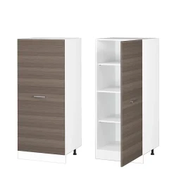 Vicco Armoire haute universelle Gris 60cm avec grande porte