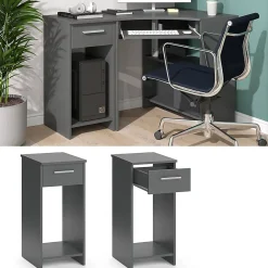 Vicco Armoire PC Anthracite 35.1x45cm